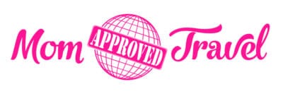 Pink Mom Approved Travel Logo