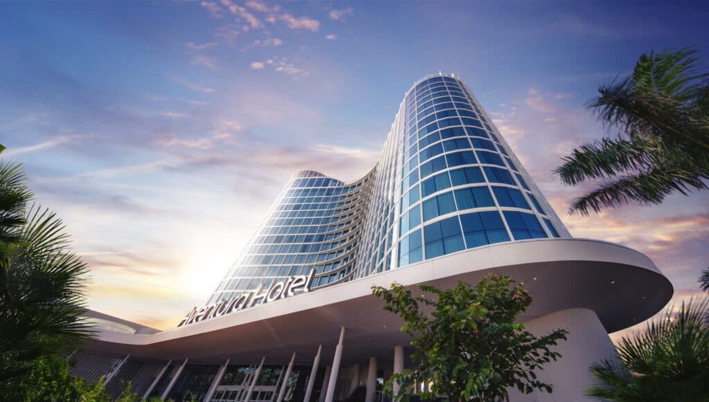 Aventura hotel at Universal exterior