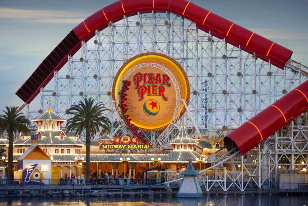 Incredicoaster attraction at Disneyland