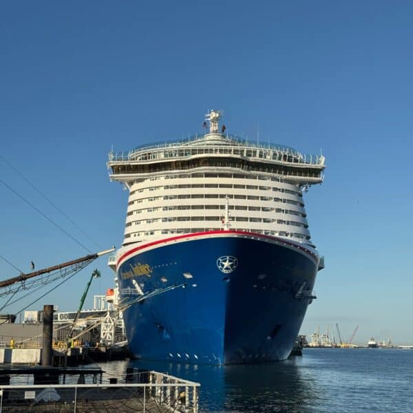 Carnival Jubilee docked in the Port of Galveston