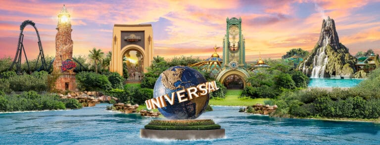 Rendering of all 4 parks at Universal Orlando