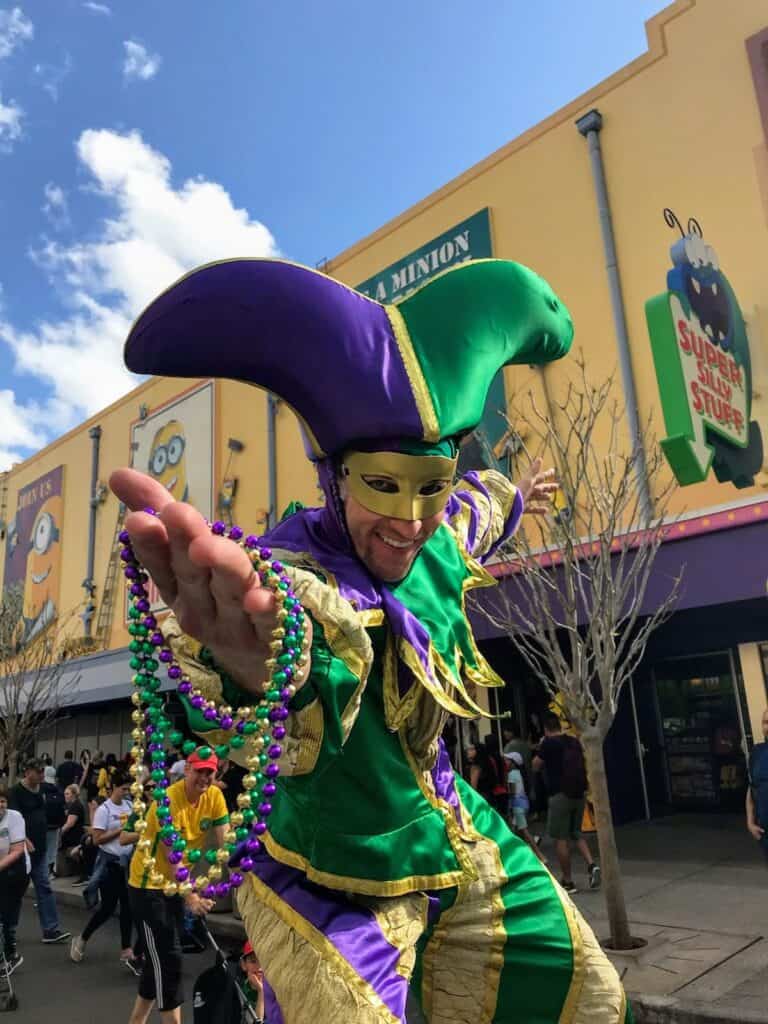 Mardi Gras Street Performer