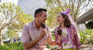 Family enjoying Disney World stress free