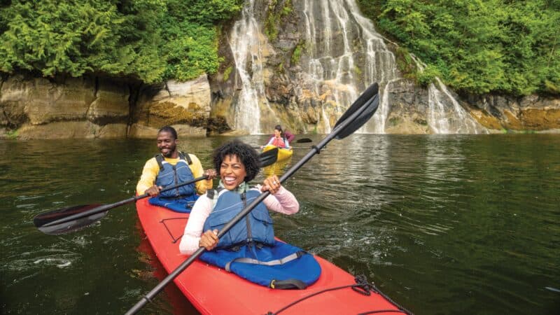 Kayaking in Ketchikan with Royal Caribbean port excursions